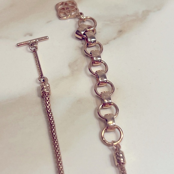 Kendra Scott Hailey Pendant Necklace - Rosegold and Lilac - Picture 6 of 6